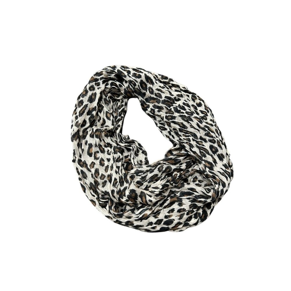 Leopard Print Infinity Scarf Shawl Wrap Animal Print Lightweight Fall Comfort